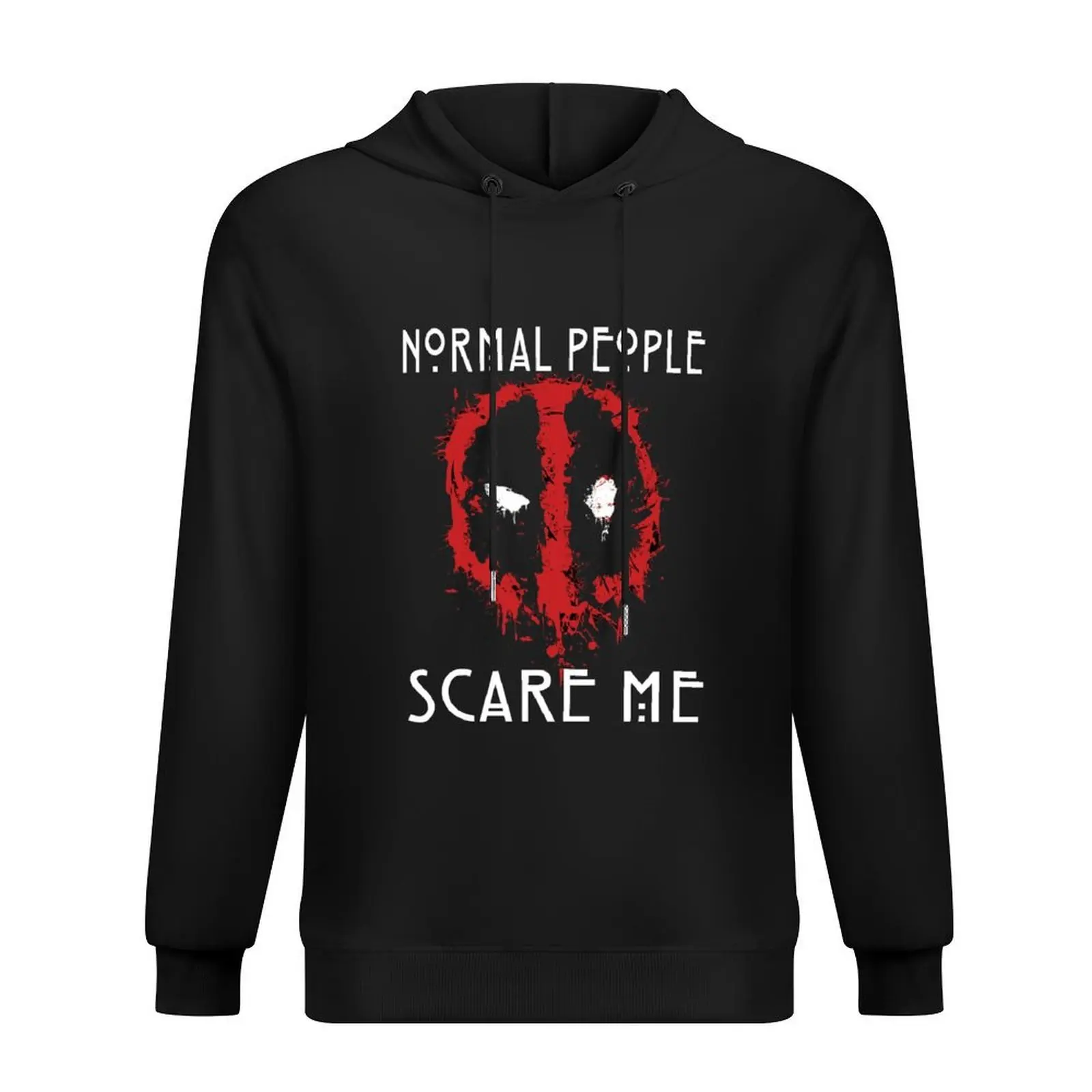 

Normal people scare me Hoodie hooded shirt men's autumn clothes men's sweat-shirt men clothing designer hoodies