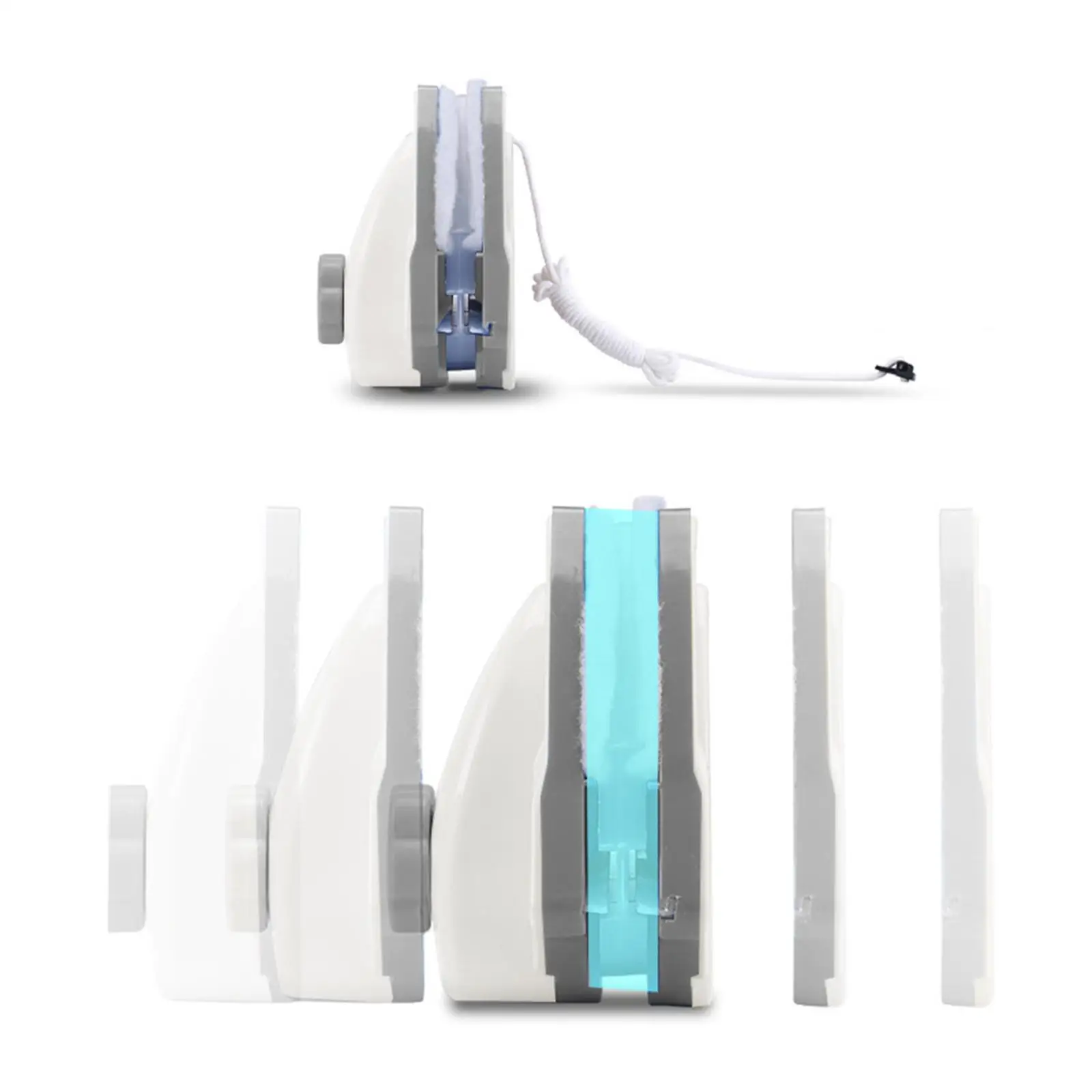 Strong Suction Magnetic Window Cleaner Double Sided Glass Scrubbing Tool for Home and Office Window Glass