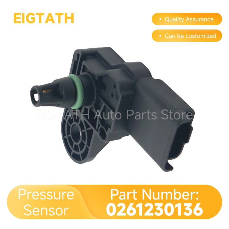 Sensor de presión absoluta del colector del mapa 0261230136 para Peugeot 207 3008 308 Partner Mini R56 Citroen Berlingo C4 piezas de repuesto para automóviles