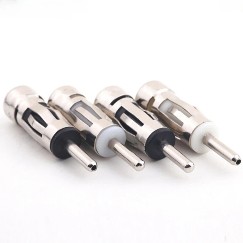 100pcs Car Vehicles Radio Stereo ISO To Din Aerial Antenna Mast Adaptor Connector Plug