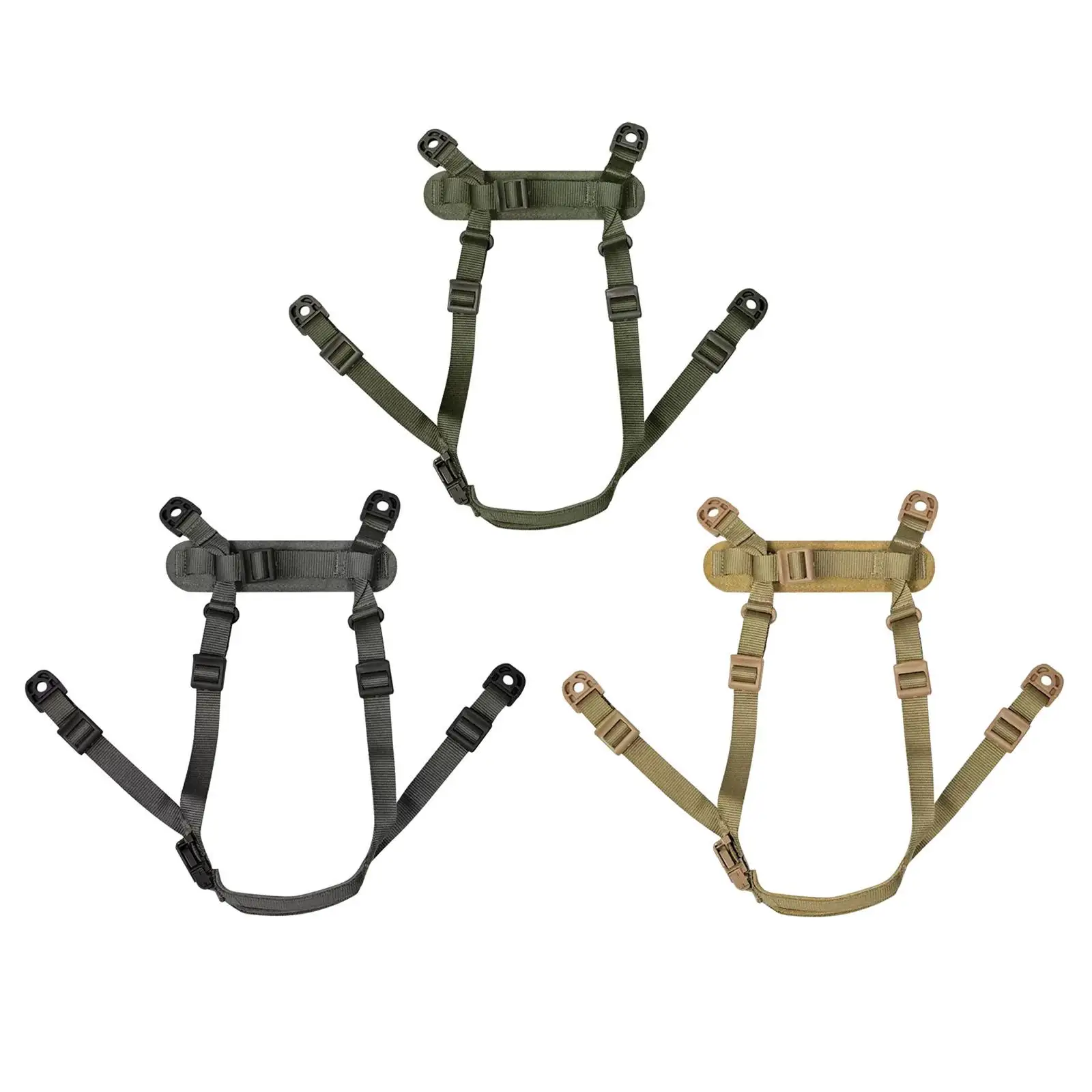 Helmet Chin Strap Comfortable Adjustable with Fixing Screws for M88