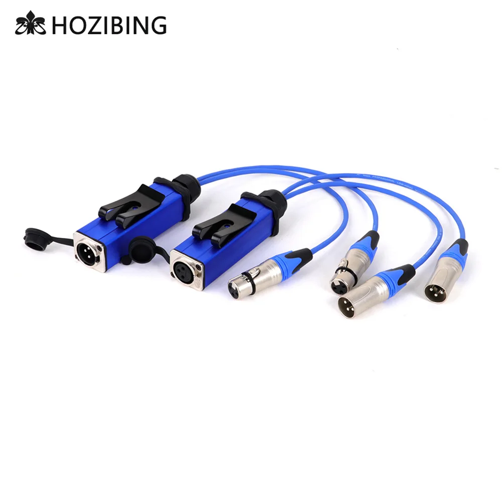 

XLR Panel Mount Chassis 3Pin Male Socket Coupler to Dual Female Jack Y Splitter Balanced MIC Cord Audio Extension Cable