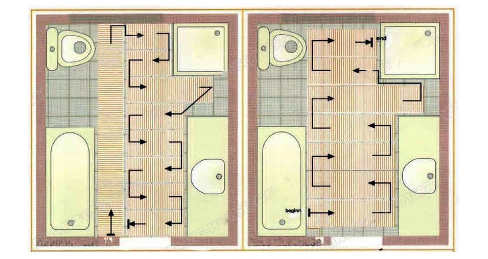 MINCO HEAT AC220V 1 bis 30 m 100 W/m2 elektrische Fußbodenheizmatte für Zuhause, Wohnzimmer/Badezimmer, Fliesen, Holzbodenheizung – Detail 13