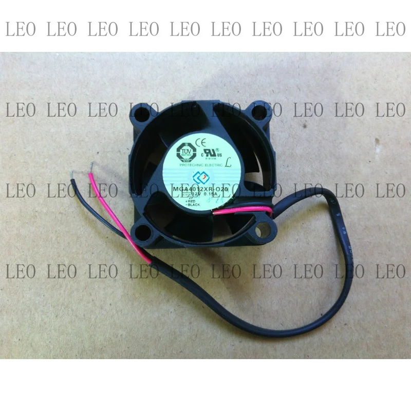 MY 1pcs  For Magic MGA4012XR-O20 DC12V 0.15A 4CM 4020 2-wire double ball fan