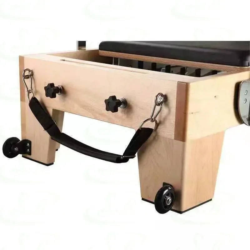 Lady Exercise Yoga Studio Balance Exercise Machine Wooden Equipment Maple Pilates Reformer