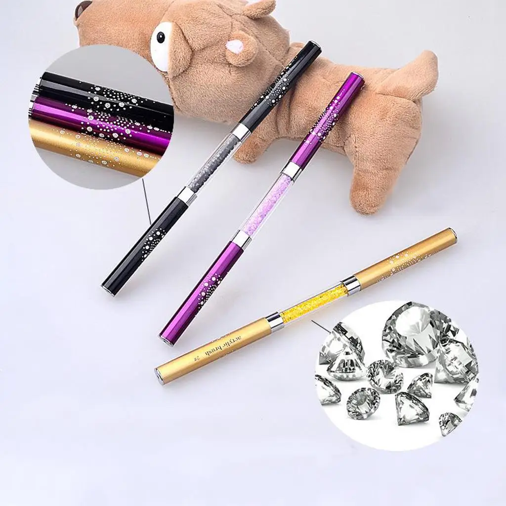 Imitation Brush, 3D Head Brush, Living Room with Acrylic Manicure Brush, 18cm