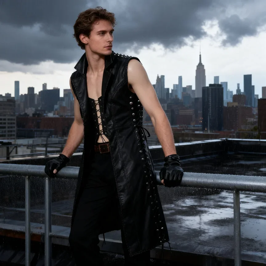 

Devil May Cry 5 Game DMC Cosplay Costume V Role-playing Black Accessories Complete Set of The Same Halloween Party Costume