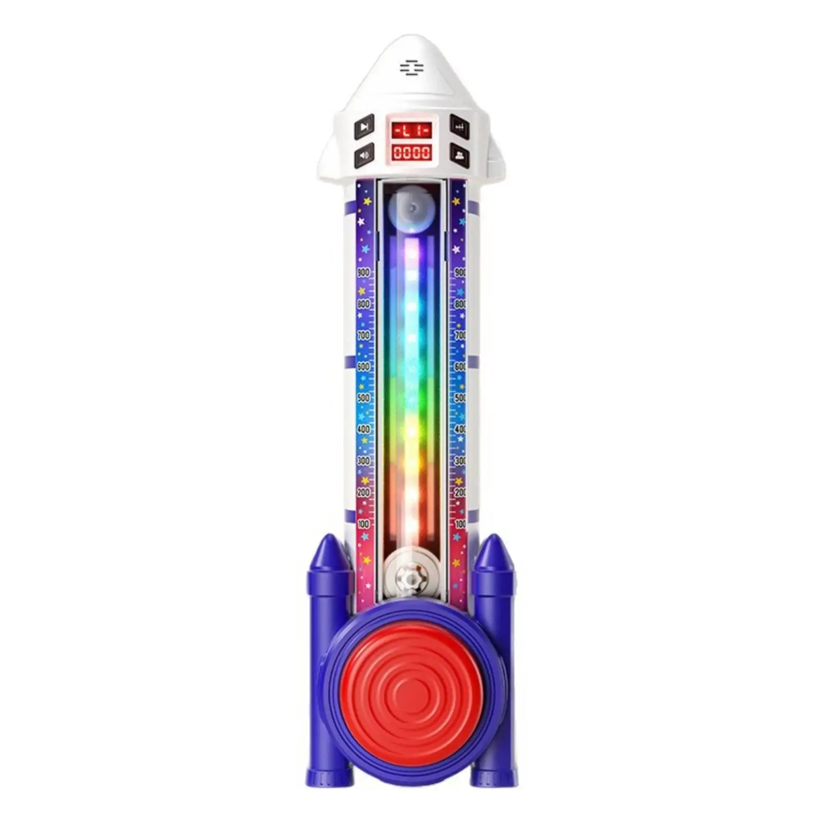 Children Boxing Game Wall Mounted Playset Light Up Punching Target Interactive Striking Toy for Indoor Fun and Training