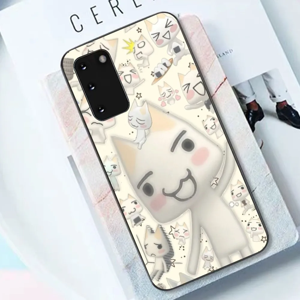 INS Cute Toro Inoue Cat Phone Case For Samsung S 9 10 20 21 22 23 30 23 24 Plus Lite Ultra FE S10lite Fundas