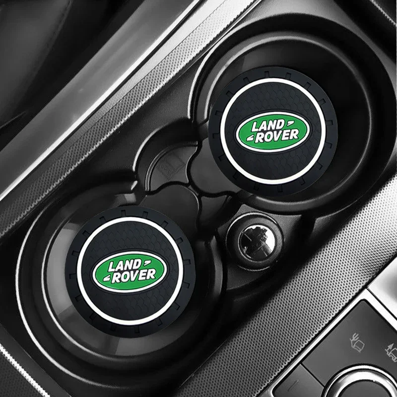 2 Peças de Protetores Antiderrapantes e Antirruído para Copos de Carro, Acessórios Automotivos para Land Rover Freelander 2 LF Discovery L462 Range