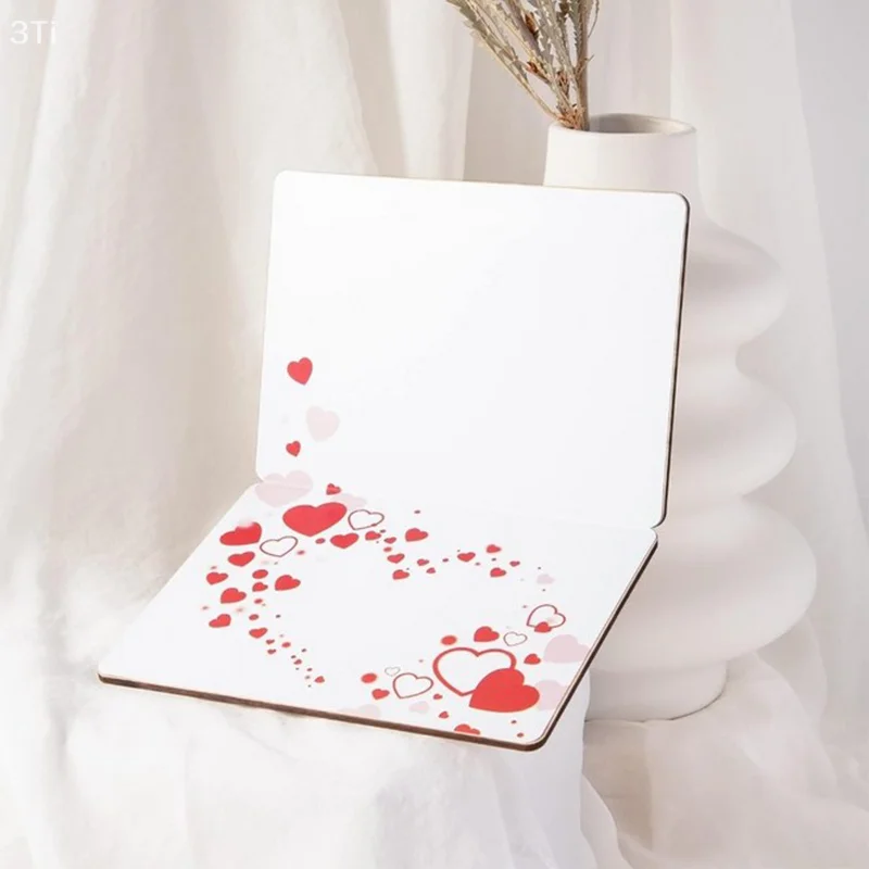 การ์ดครบรอบนาก การ์ดวันวาเลนไทน์ การ์ดครบรอบสําหรับสามี ภรรยา แฟน แฟน การ์ดวันเกิดไม้ สุขสันต์วันเกิด