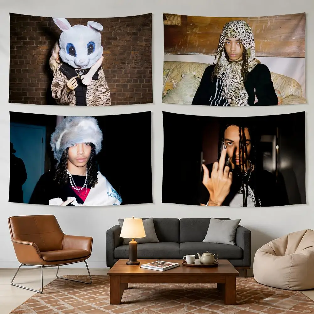 C-Che Hip-hop rapper pop Singer  Tapestry Bedroom Living Room Bar Party House Home Dorm Interior Wall Decor Background Banner