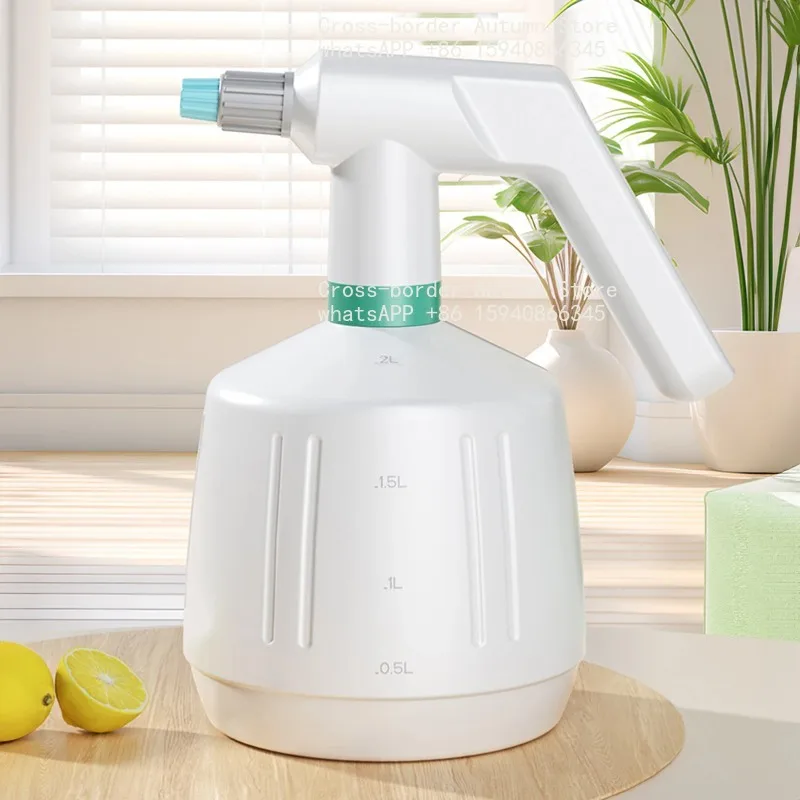 2L Cordless Electric Sprayer with Comfortable Handle Rechargeable Portable Multi-Purpose for Cleaning Watering Disinfecting