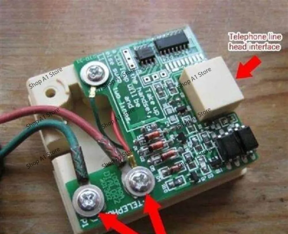 Old dial phone/pulse to dual tone converter second-hand accessories, support European, American and Japanese phones