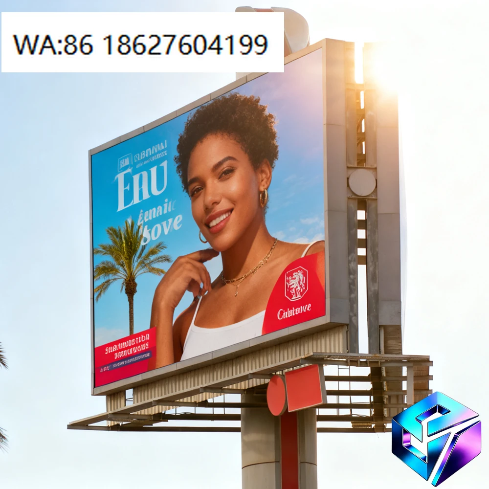 

P4 P5 P6mm High Brightness 3D Outdoor LED Billboard Large Exterior Wall Advertising Display Screen For Commercial Use