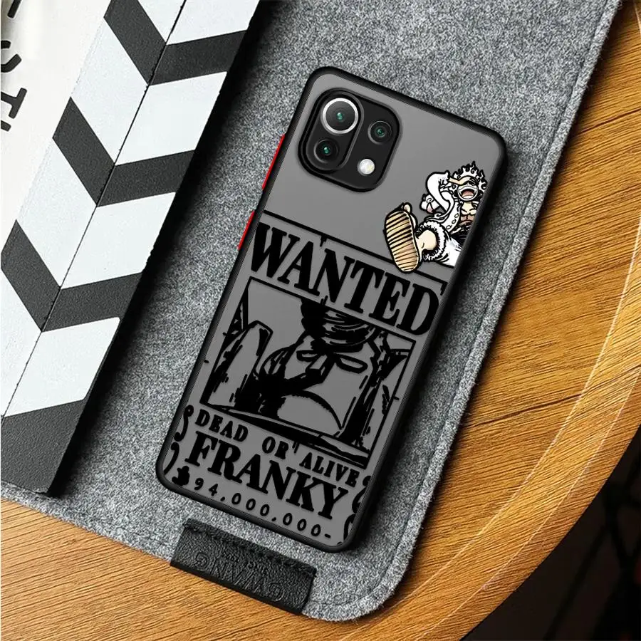 Anime Ones Pieces Custodia posteriore per telefono per Xiaomi Mi 10T 13 11 Lite 11T 14 13 Pro 12T 12x