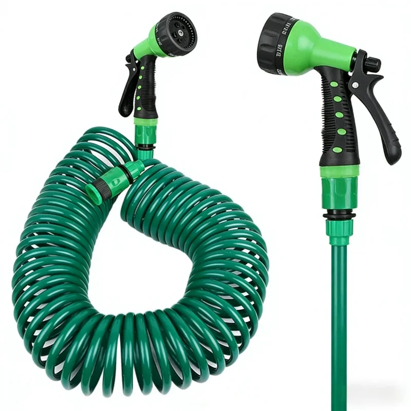 

High Pressure Spray Water Gun8Mode Household Watering Car Washing Multi-Functional Garden Sprinkler Plastic Hose Vegetable Water