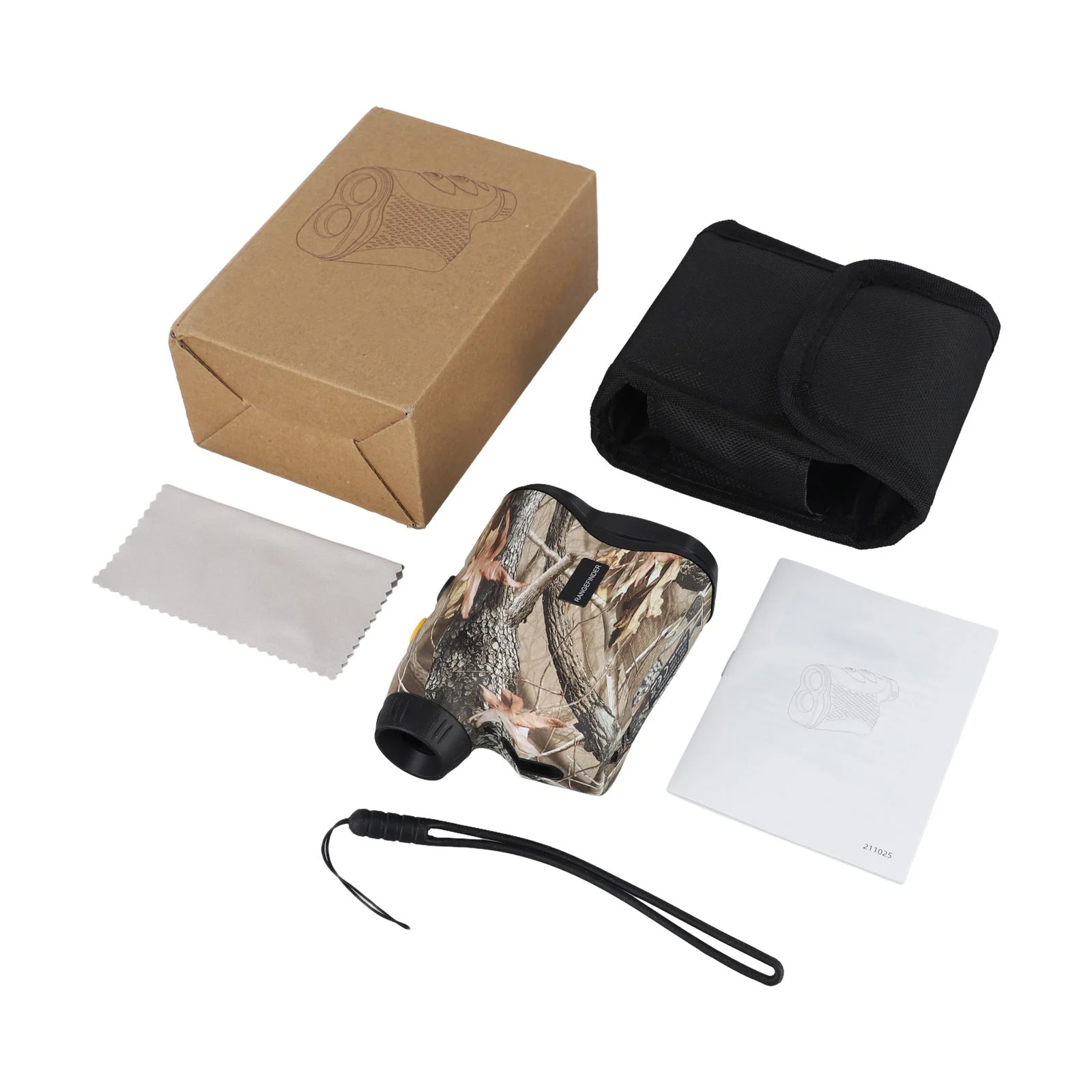 تنظيف الملابس الرقمية جولف أحادي العين ABS التمويه 105*82*43 مللي متر 2* بطارية AAA 5-500 متر دقة فائقة #1