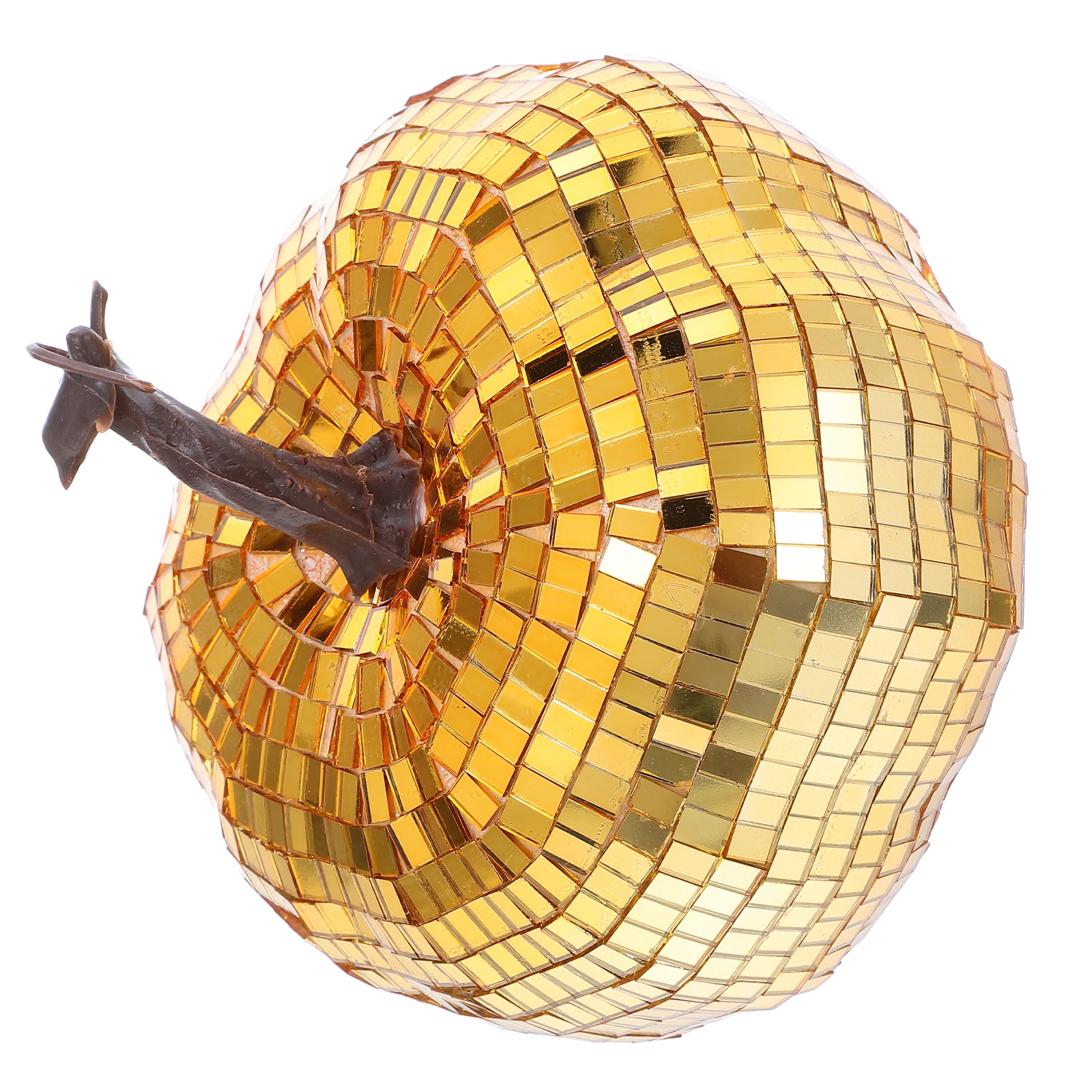 

Glitter Mirror Glass Pumpkin Disco Ball Artificial Fall Halloween Thanksgiving Decor Table Centerpiece Farmhouse Seasonal Tiered