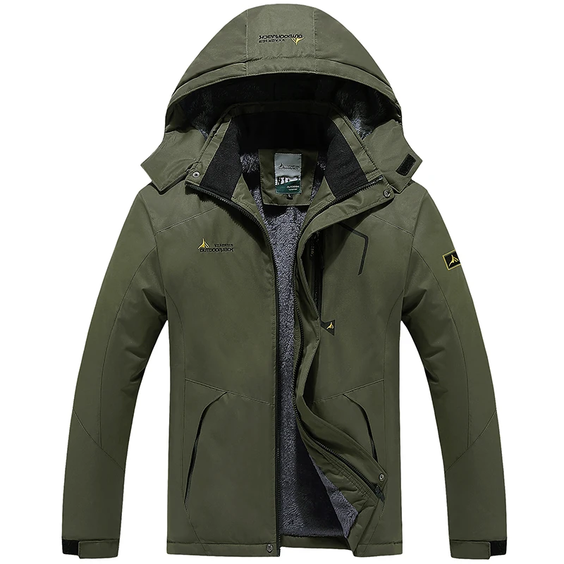 Winter Parka Men Windbreak Plus Thick Warm Windproof Fur Coats Male Military Hooded Anorak Jackets Men Winter Jacket