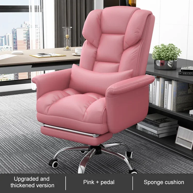 

For ceo luxury office home chair leather furniture ergonomic high quality manufacturer high back office chair with footrest