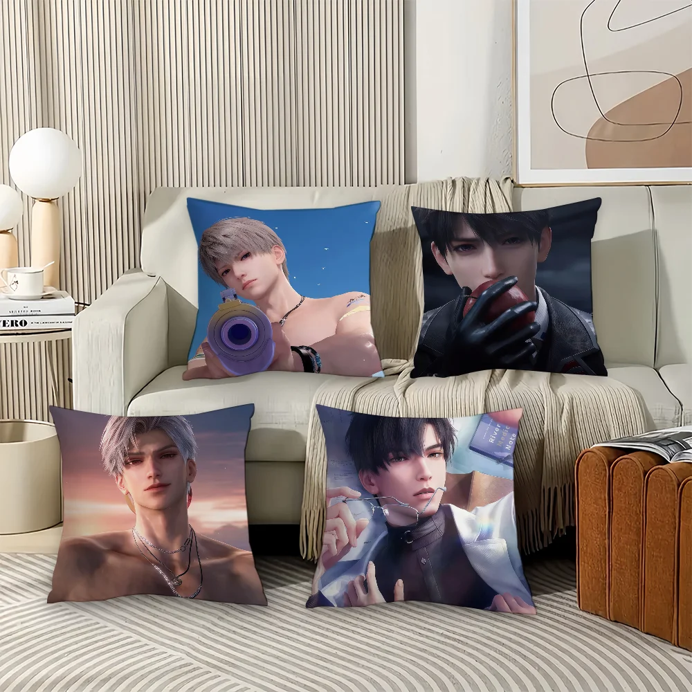 

Наволочка для игры L-Love и D-Deepspace, офисные подушки, подходящие для дивана, автомобиля, спальни, декоративная наволочка