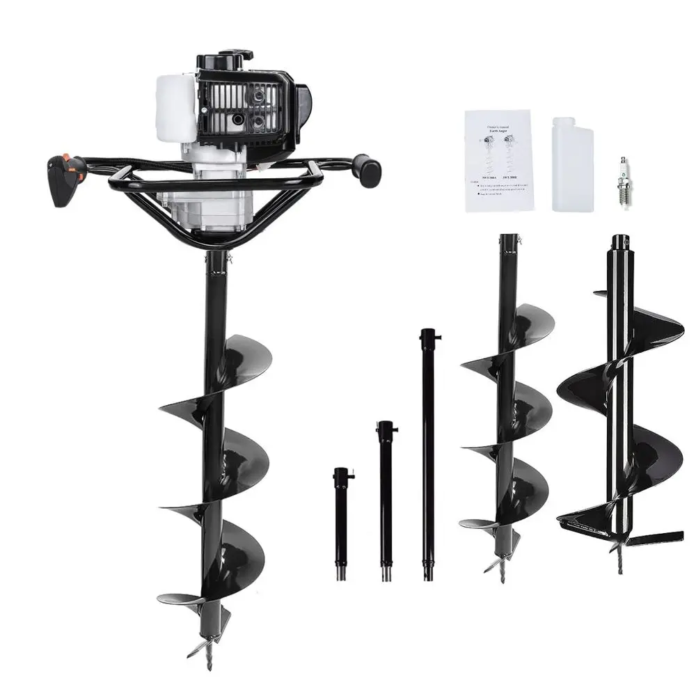 

Газовый земляной бур мощностью 1800 Вт с 2 насадками и 3 штангами, соотношение смешивания 30:1, сертифицирован EPA для посадки и садоводства