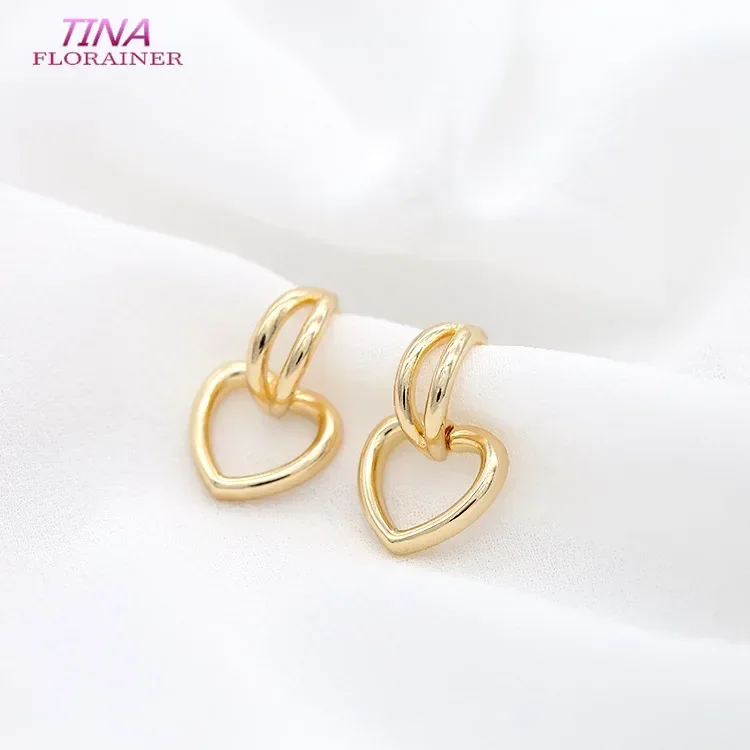 

4PCS 20*13MM 14K Gold Color Brass Earring Hook High Quality Jewelry Making Supplies Diy Findings Accessories