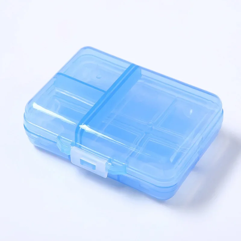 Large Capacity Nine Compartment Sealed Waterproof One Week Medicine Box Split Packaging Portable Pill Box Pojemnik Na Leki
