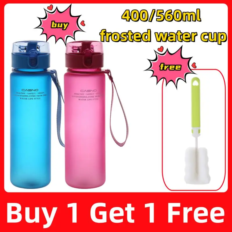 1PCS 400/560ml Water Bottle Outdoor Sport High Quality  Leak Proof Seal School Water Bottles For Kids Drinkware BPA Free