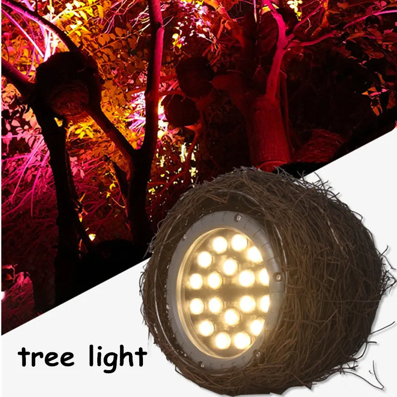 

Outdoor Landscape Lighting Tree Lighting Bird Nest Light Led Spotlight Projection Light Garden Engineering Decoration Colorful