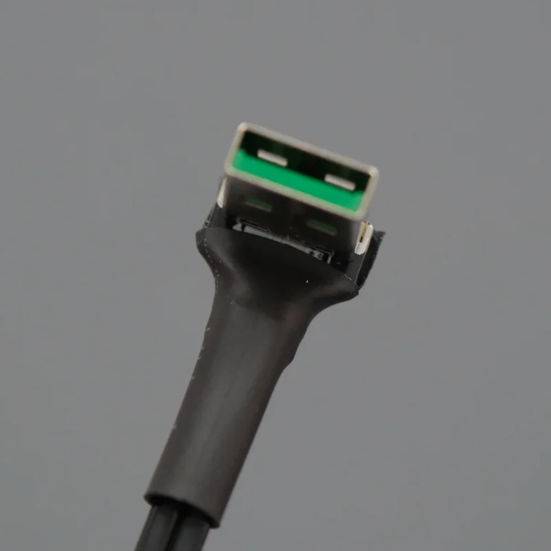 USB2.0 Ultra-Thin U Short Flat Cable Type-A Male to Female Female to Female High Current Power Supply Data Cable length