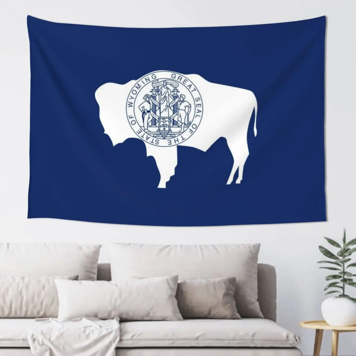 

Wyoming Flag. Flag of Wyoming Tapestry Home Decoration Accessories Room Decor Korean Style Christmas Decoration Tapestry