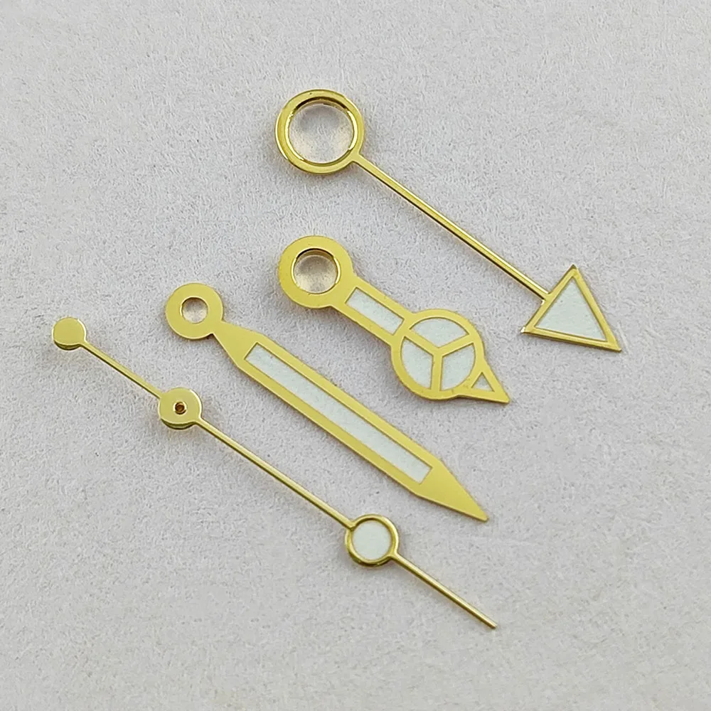 Manecillas GMT luminosas azul verde/verde NH34 GMT manecillas de reloj para NH34 movimiento automático accesorios de reloj NH34 NH34A manecillas