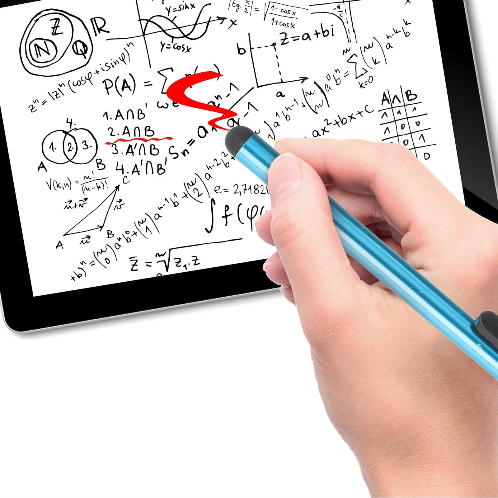 20Pcs Stylus Pens Capacitive Screen Touch Pen Lightweight Compact Design No Scratch Resilient Tip Portable Gift for All Devices