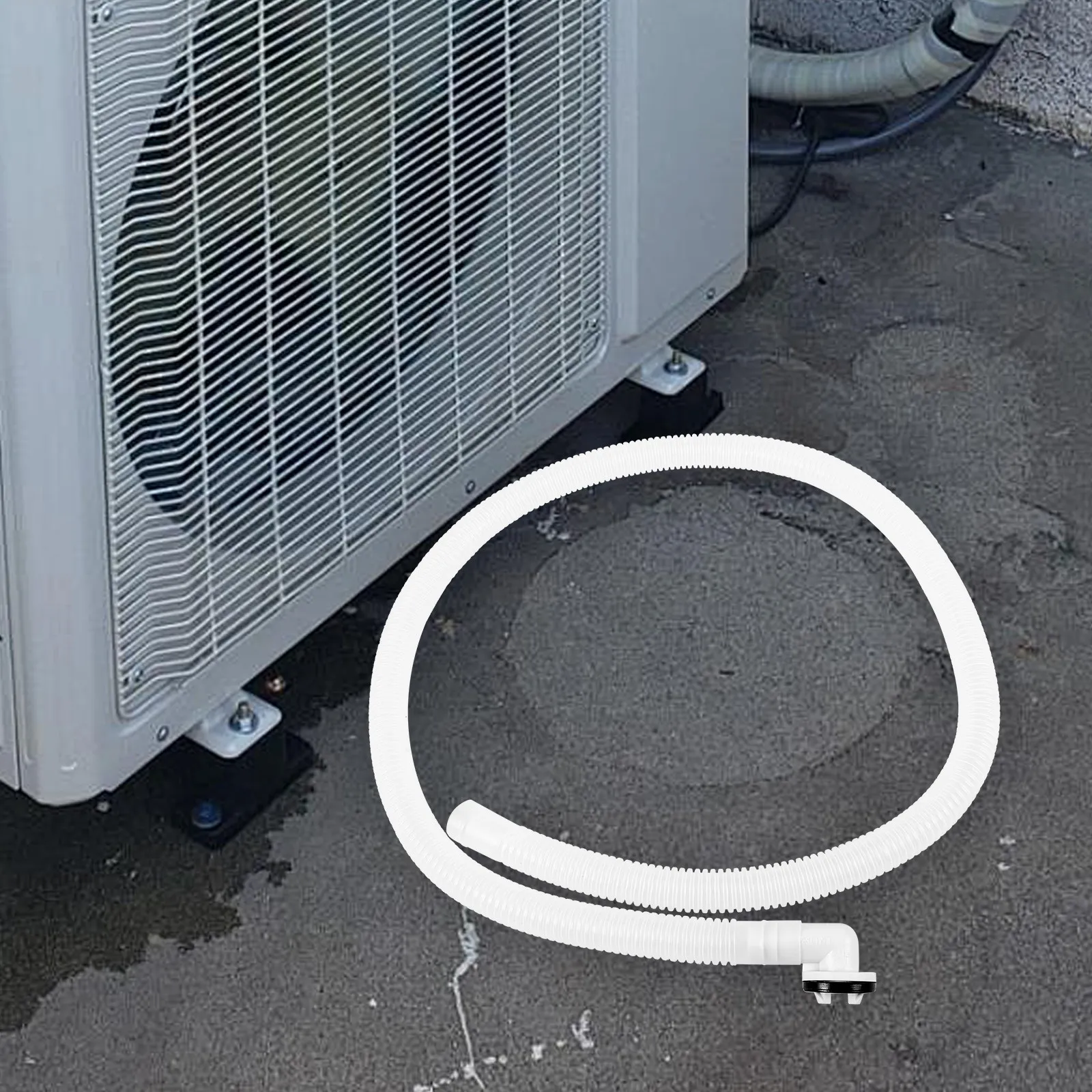 

Air Conditioner Drain Hose PVC ABS Rubber Material 3 Feet Long Universal Drain Hose for Mini Split Window Unit Ac