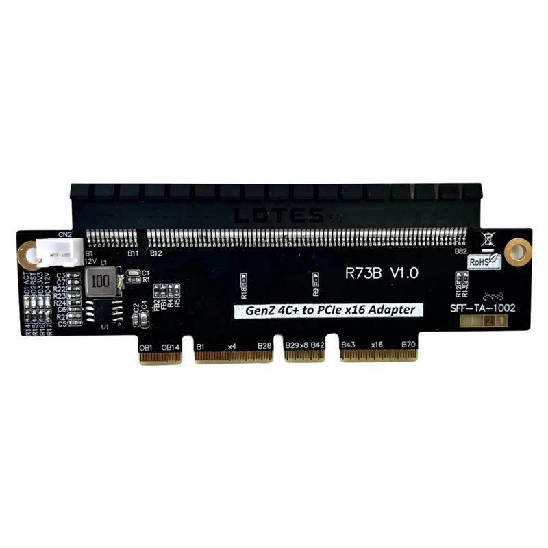 

C9-EDSFF 4C+ To Pcie5.0 X16 Adapter Card Gen-Z 4C+ To Pcie X16 Adapter Card Support Gen5 PCI-E 5.0 512Gbps
