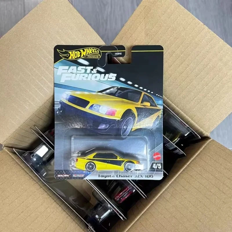 정품 핫휠 패스트 앤 퓨리어스 M 케이스 시리즈 다이캐스트 모델카 Hnw46 수집용 장난감 자동차 서프라이즈 선물 팬들을 위한 장식품