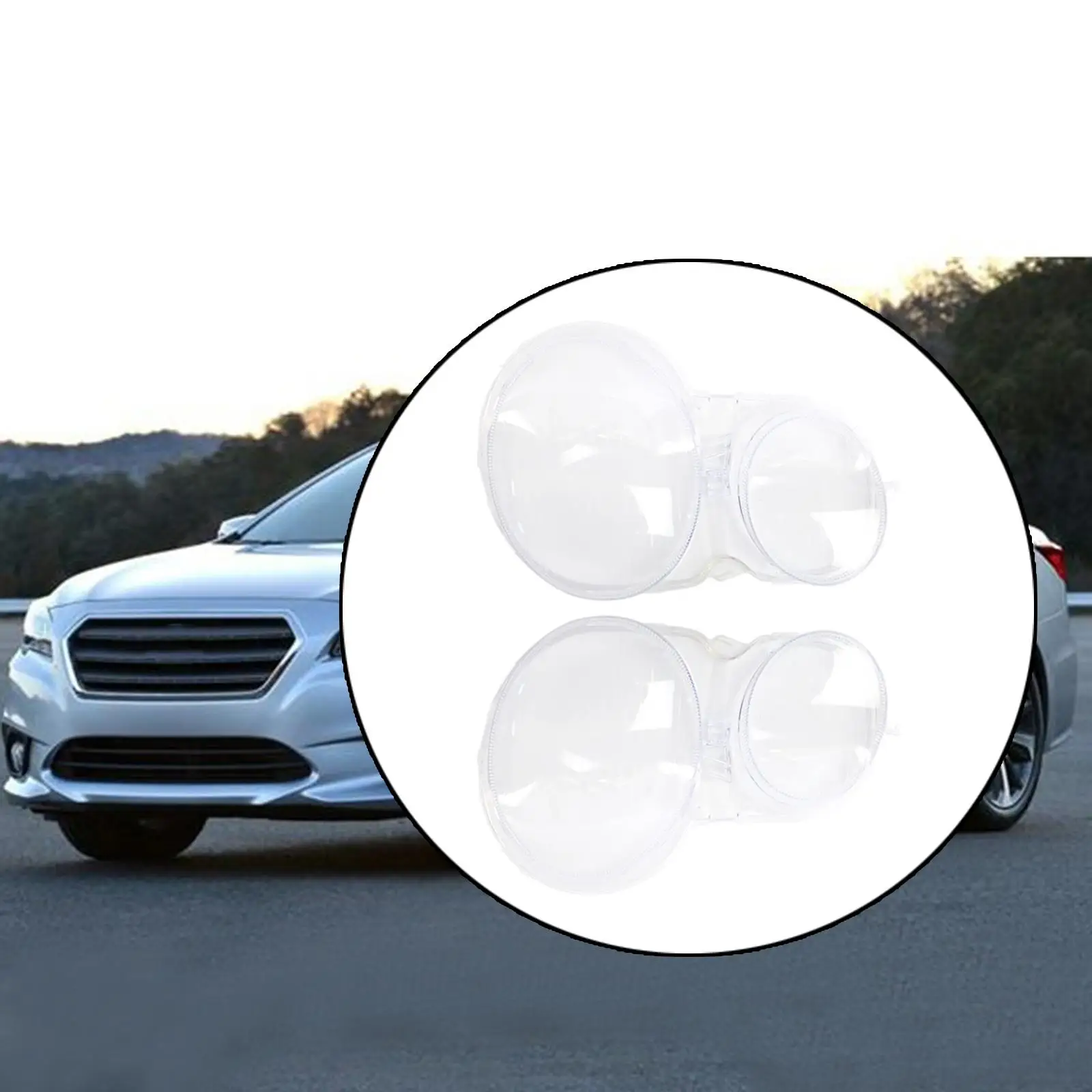 

Car Headlight Lenses Headlamp Cover Accessories Shell Fit for E320