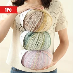 200g Skin-friendly Soft Yarn for Hand Knitting Crocheting Hat Jacket Scarf Doll Bag Sweater Cotton 38.00%, Wool 18.00% Yarn