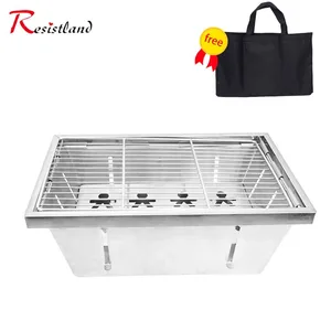 Folding Removable IGT Wooden Table, Gas Stove, Portable, Lightweight, BBQ Grill, Outdoor, Picnic, Fishing 8 Main Sales Table Folding Camping - №6