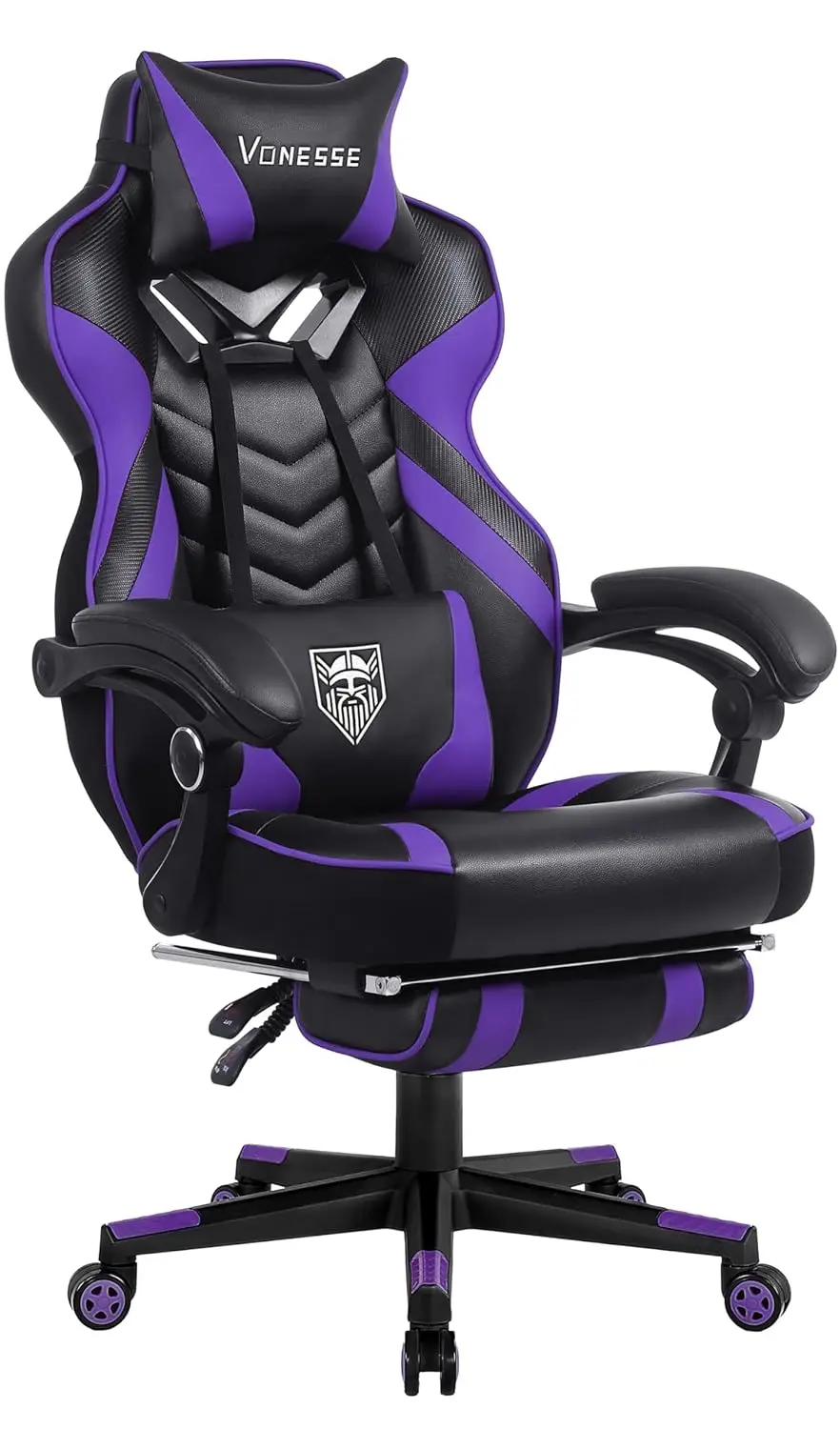 Gaming Chair, Big and Tall Gaming Chair with Footrest and Massage, Gaming Chairs for Adults with Lumbar Support,, Customized