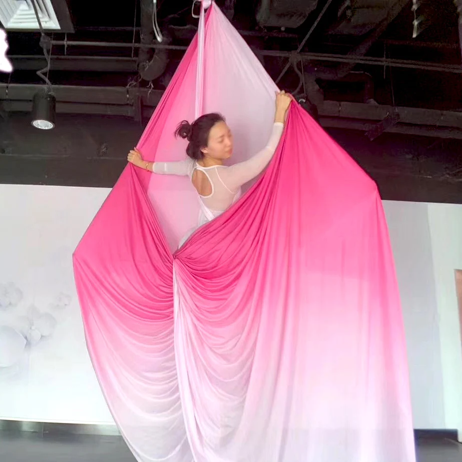 7 Meters Aerial Silks Colorful Fabrics Aerial Yoga Hammock Aerial Swing Anti Gravity Fitness Yoga Strap For Gym Home Outdoor