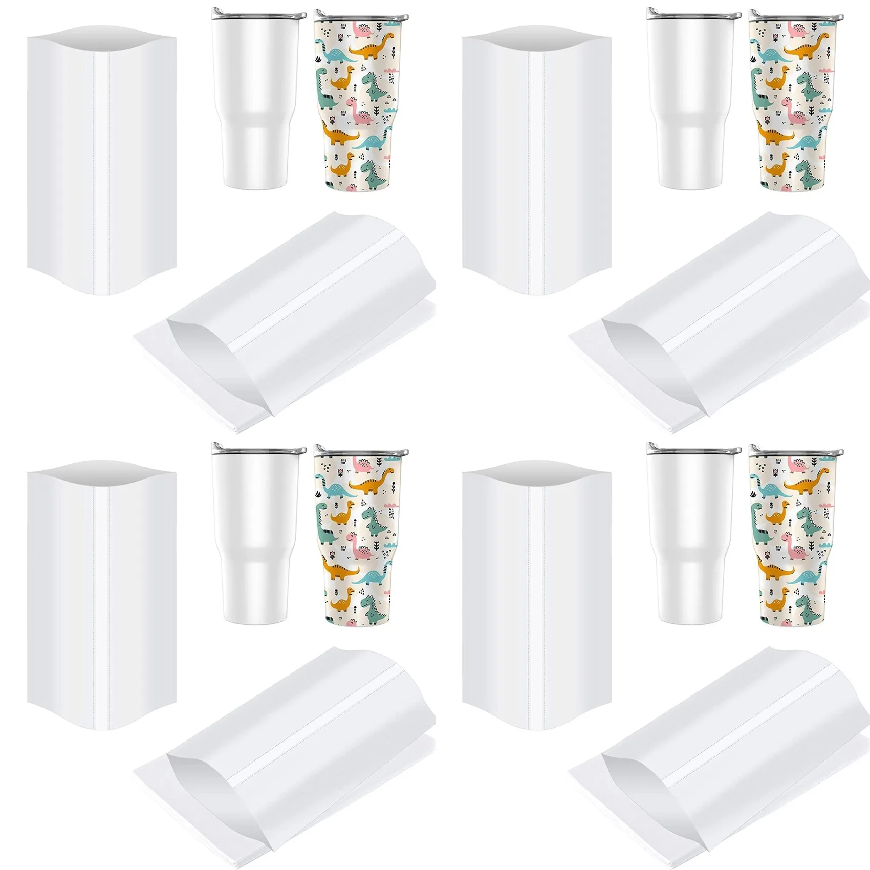 

Сублимационные термоусадочные пленки ABBP-8X12 дюймов, 240 шт., белые, для стаканов, кружек, чашек и многого другого