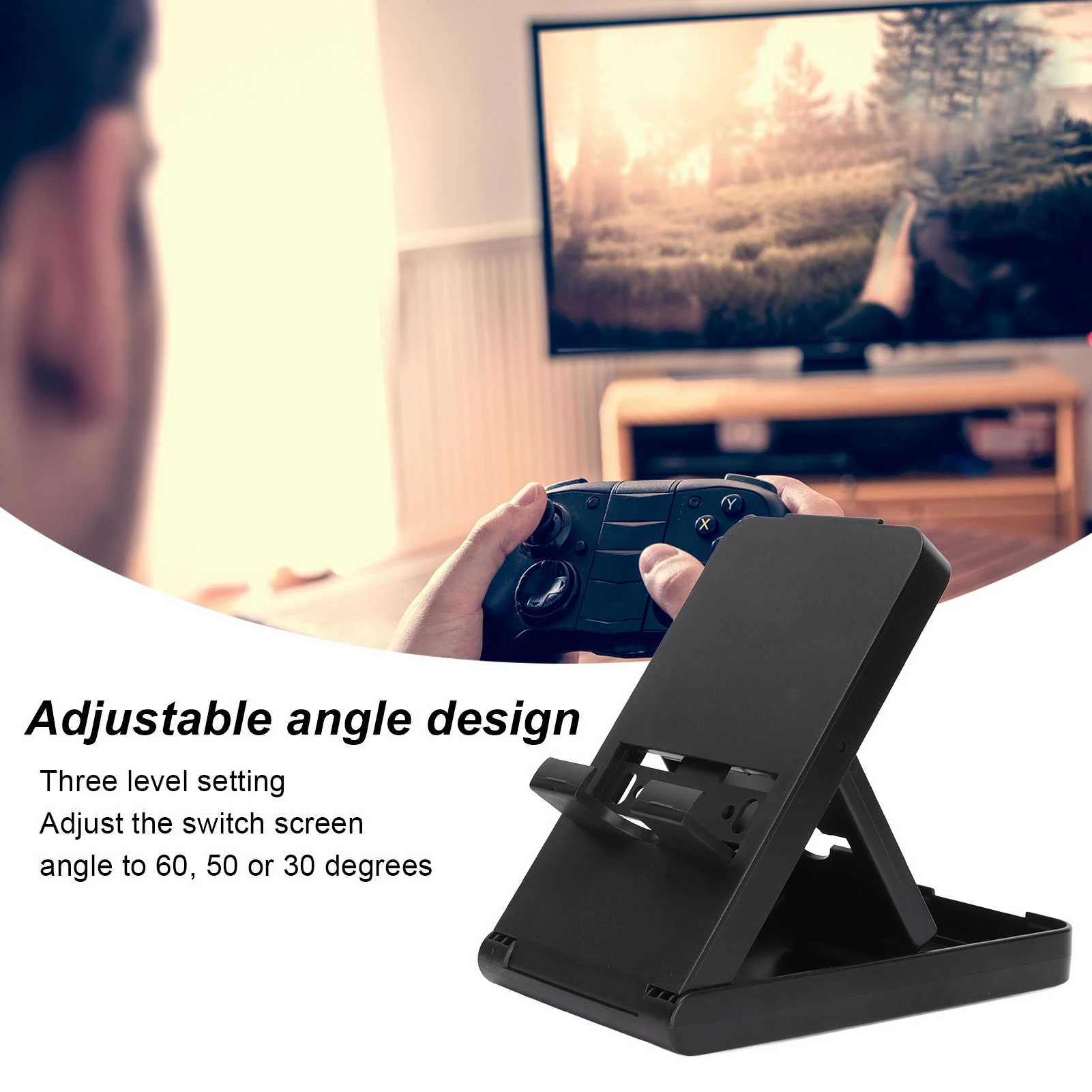 Console Desk Holder for Switch Game Console Stand Multifunction Adjustable Angle Portable Console Desk Holder for Switch Console