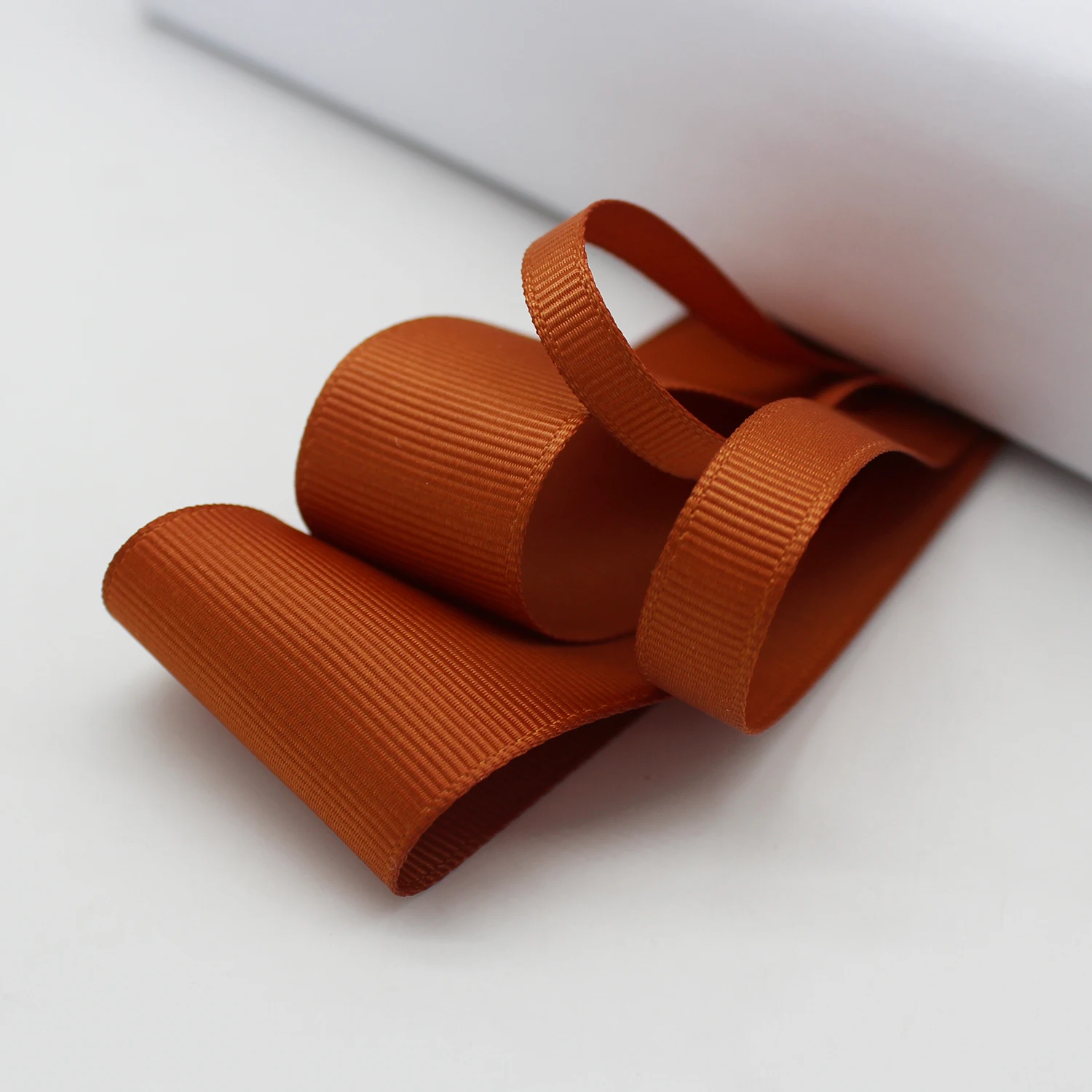 5 Yards/Lot Copper Color Satin Grosgrain Ribbon DIY Wedding Gift Wrapping Decoration Hairbow Crafts 6-38mm