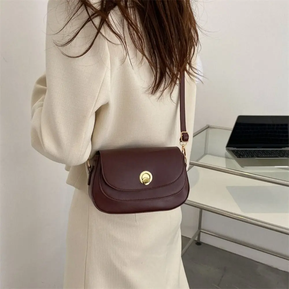 Mode Design Zadeltas Luxe Gevoel Koreaanse Stijl Pu Lederen Crossbody Tas Vrouwen Handtas Meisjes