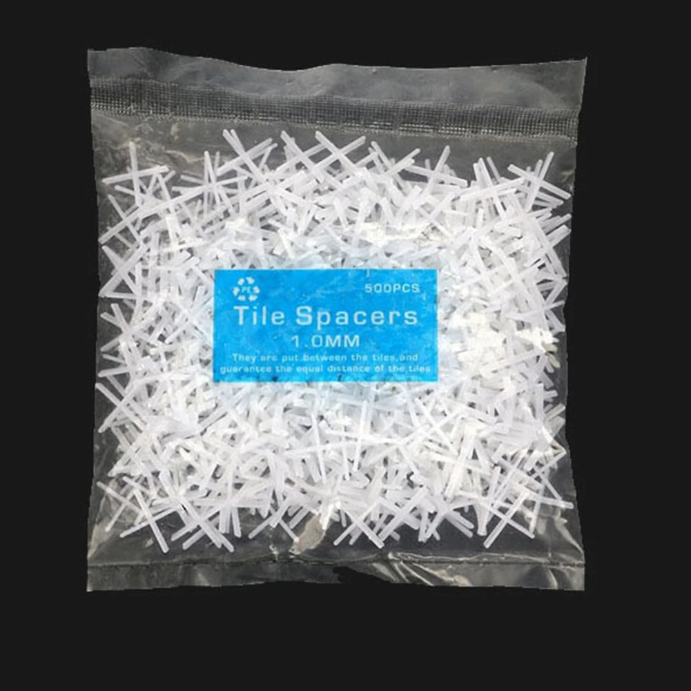 500pcs 1/1.5/2/2.5/3mm Leveling System Clips Spacer Ceramic Floor Wall Laying Construction Tool
