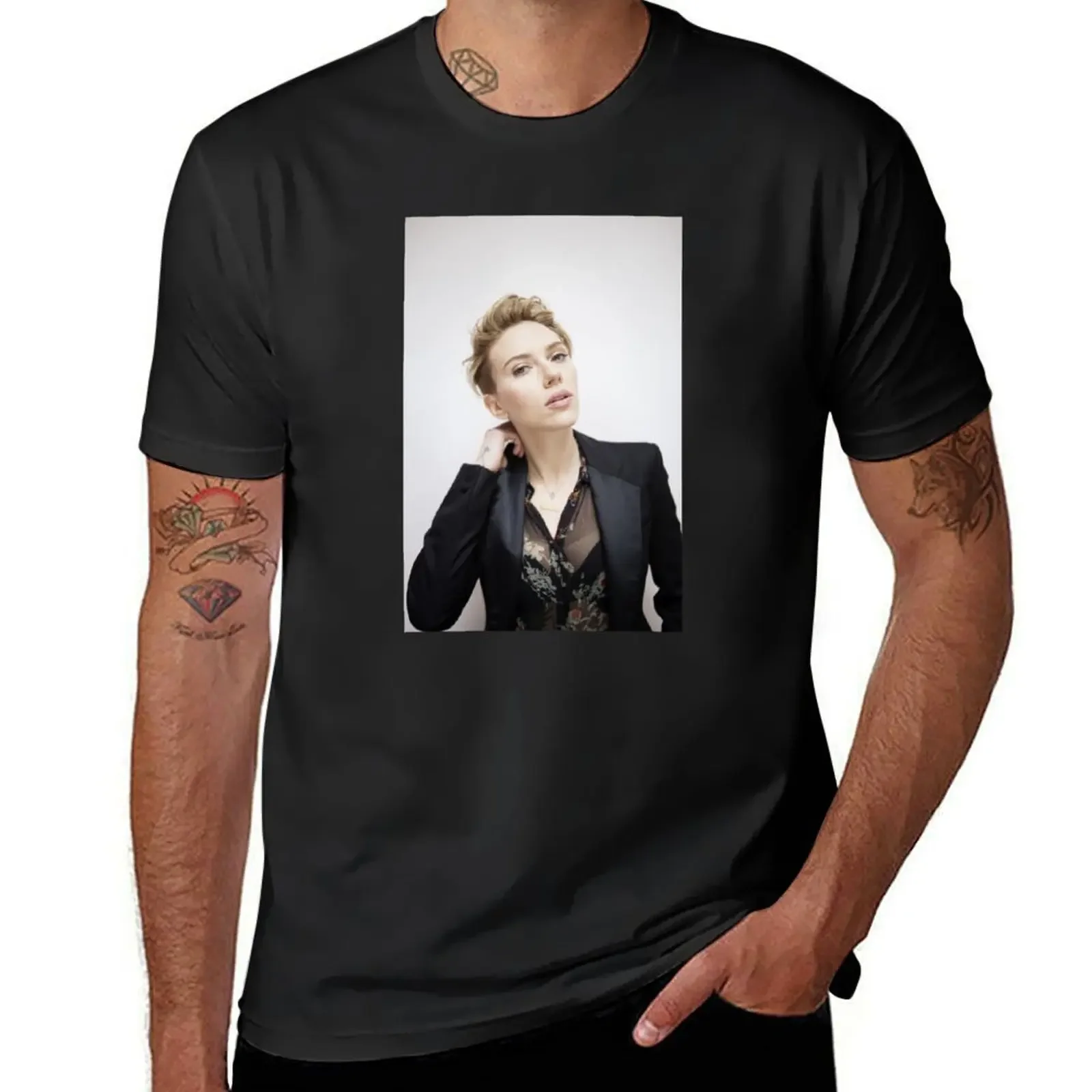 Scarlett Johansson T-Shirt sublime oversizeds new edition mens t shirt graphic