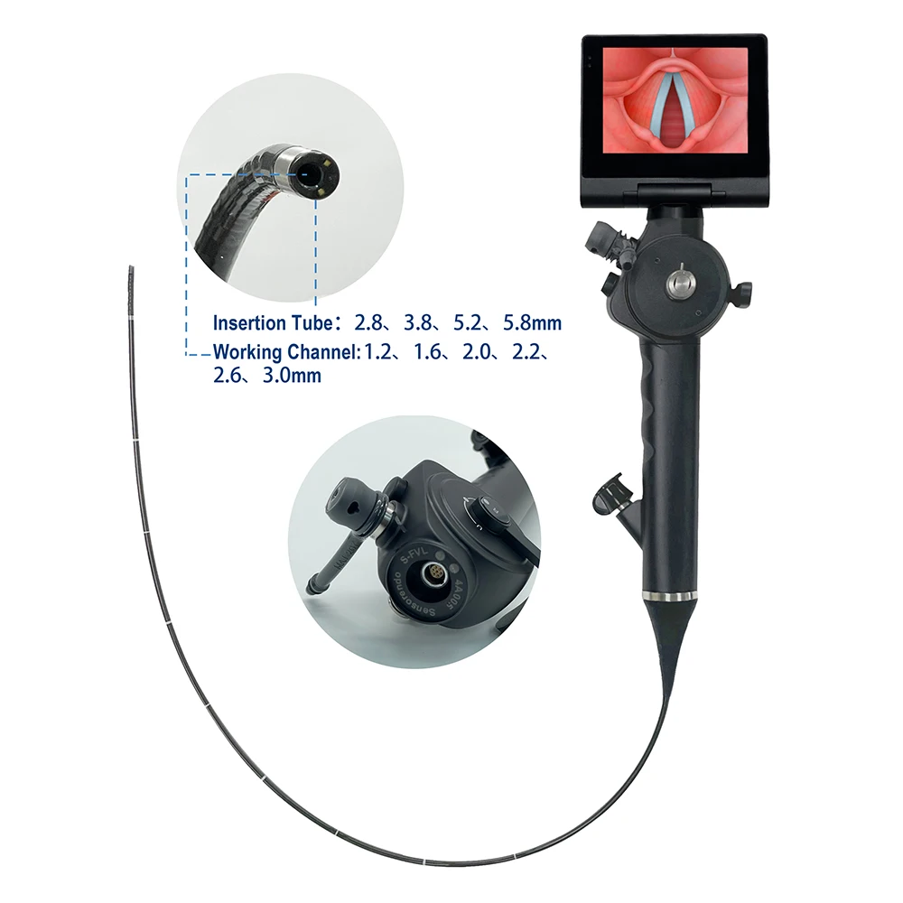 Aohua Flexible Video Laryngoscope Endoscope System Aohua Medical Endoscopy